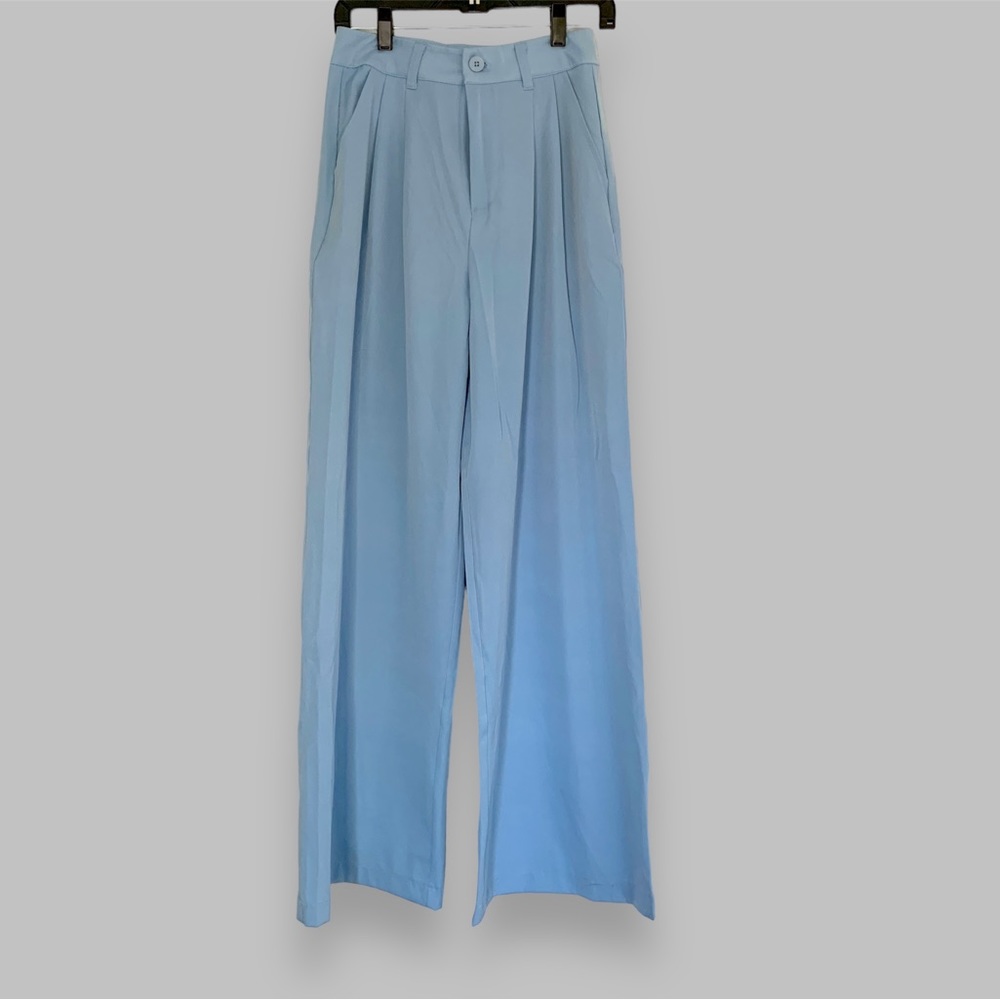 Contempo Blue High Waist Pants